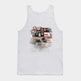 Shoegaze Guitar Pedals - Indie Dream Pop FanArt Tank Top